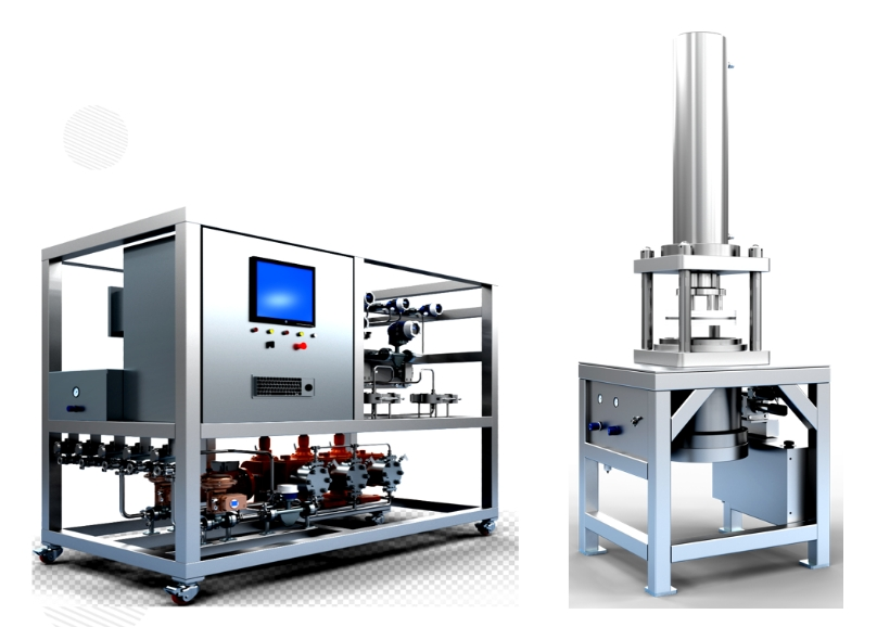 Chromatograph for industrial preparationIndustrial preparative chromatograph