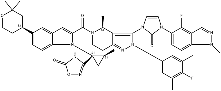 GLP-1 receptor agonist 1 Structural formula
