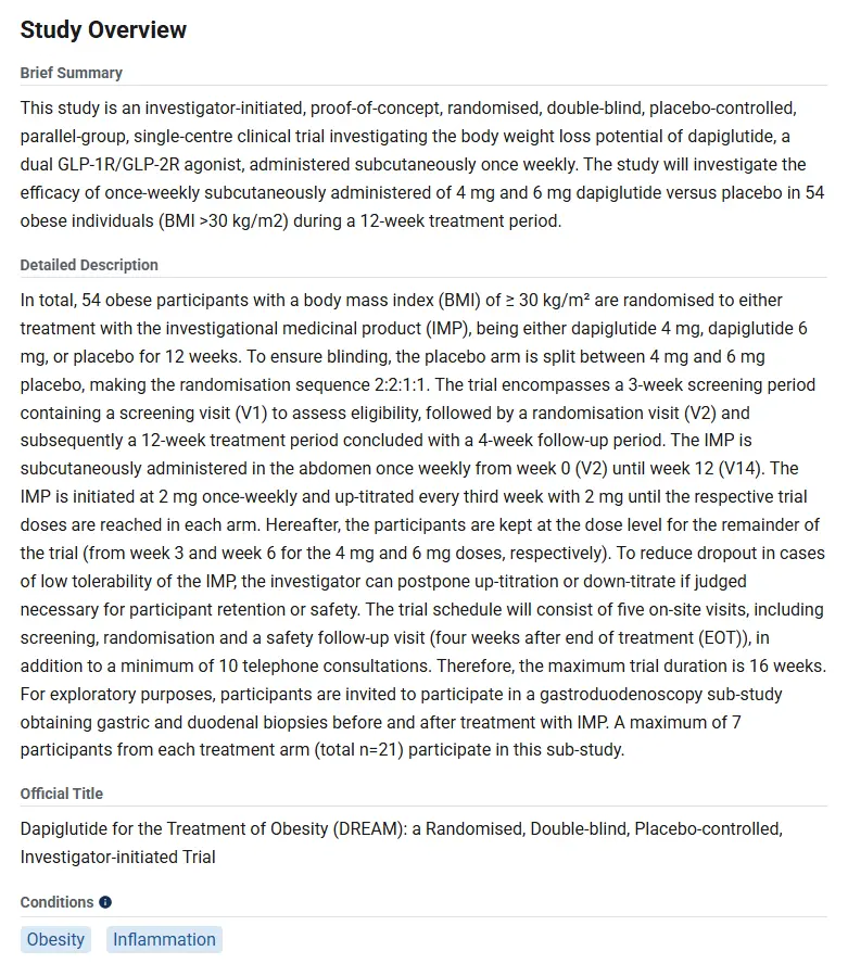 Dapiglutide