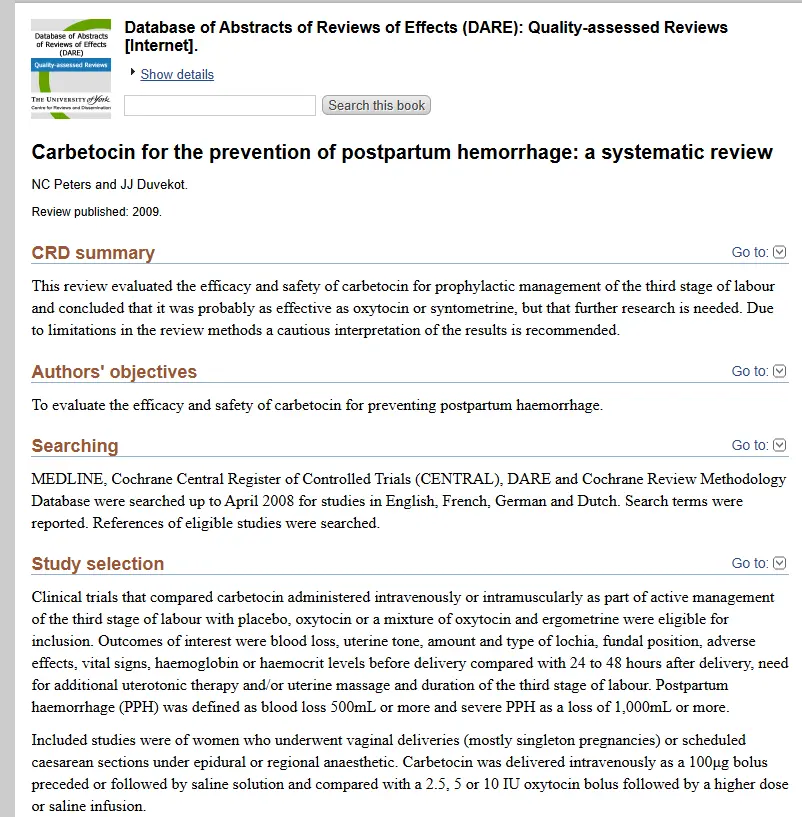 Carbetocin