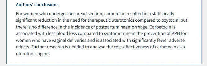 Carbetocin