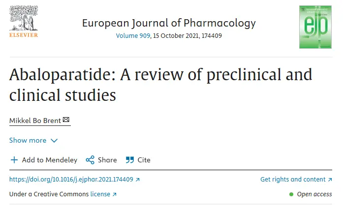 Abaloparatide